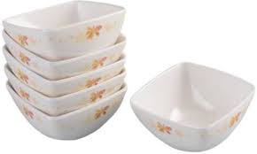 Servewell Square Veg Bowl White